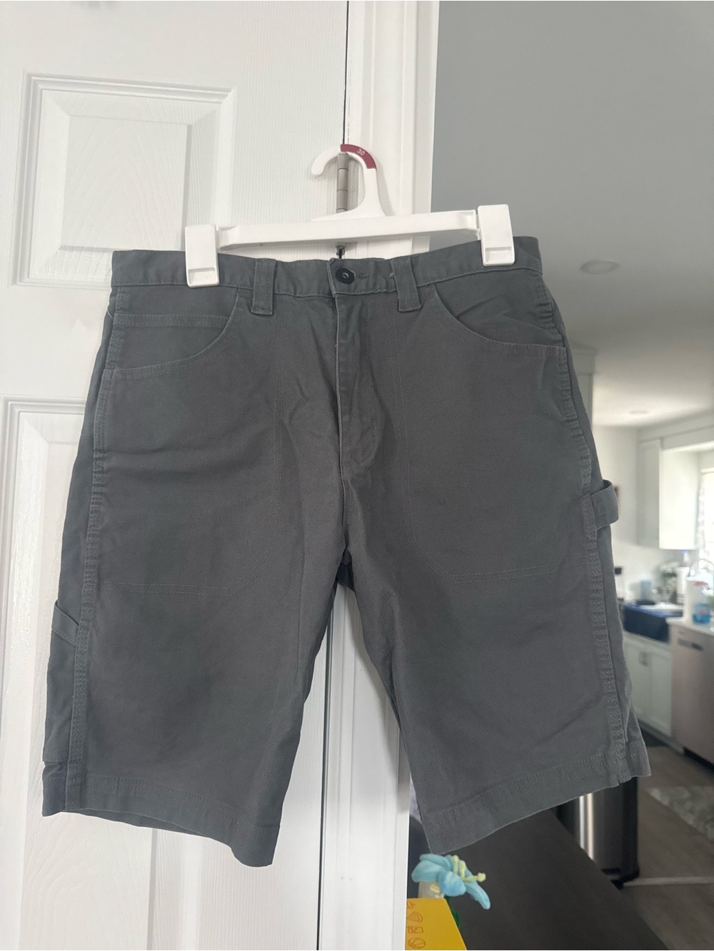 Dickies Charcoal Gray Cargo Work Shorts